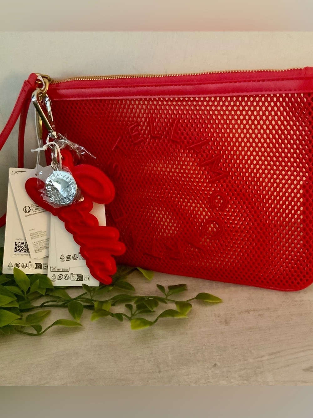 NWT STELLA MCCARTNEY X H&M MESH CLUTCH BAG - Picture 10 of 10